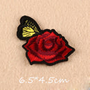 Fashion T-shirt Jeans Craft Sew/Iron on Embroidered Flowers Applique Patch