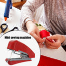 Mini Sewing Machines Portable Needlework Mending Handworking Tools (Red) Newly