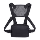 Hip Hop Chest Bag w/ Straps Unisex Rectangle Travel Running Vest Bags Streetw