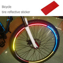 Bike Bicycle Cycling Motorcycle Wheel Tire Tyre Reflective Stickers(Red) Newly