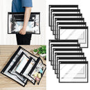 PVC Transparent Multifunction Organizer Bags Pencil bag File Holder Zipper bag