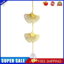 #A Crystal Wind Chime Prism Lotus Ginkgo Four Leaves Dream Catchers Curtain Deco