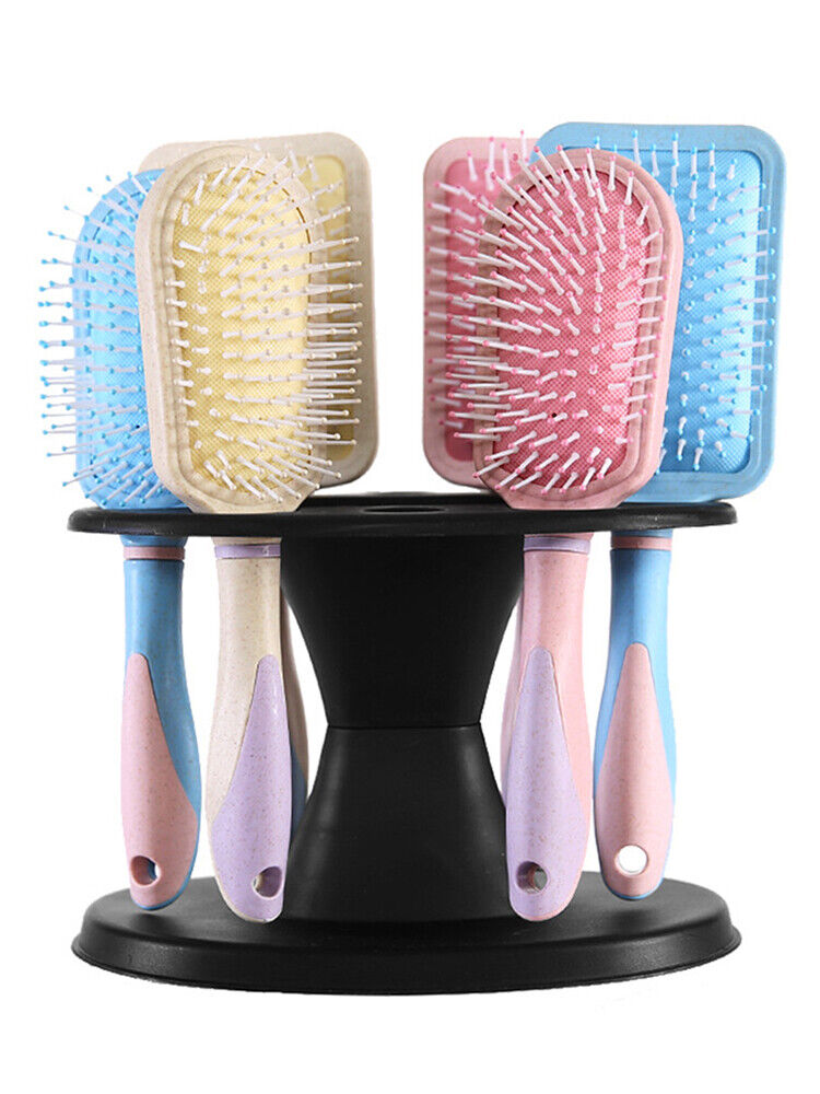 Hair Styling Comb Storage Tools Round Stand PP Comb Storage Rack for Salon Home