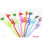 Design Straws-Plastic Dino Theme Cartoon Pattern Dinosaur Reusable Straws