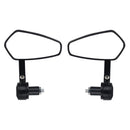Motorcycle Side Mirrors Rear-view Mirror Reflector Handle Bar End Mirrors