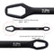 Universal 8-22mm Ratchet Wrench Double Ended Spanner Repair Tools (Black) Newly