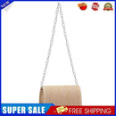 #A Weave Woven Small Square Chain Crossbody Messenger Handbags Purses for Girls