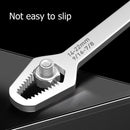 Double-Head Key Screw Nuts Wrench Ratchet Spanner Repair Hand Tool (White) Newly