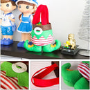 Elf Legs Decorations Christmas tree Gift bag Christmas Clown pants Candy bag