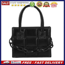 Rero Women Checker Pattern Thick Chain Shoulder Messenger Bags Casual PU Purse