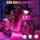 Glowing Motorbike APP Control RGB Neon Lamp Bluetooth-Compatible ATV UTV Lights