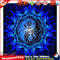 Blue Mandala Frameless DIY Oil Paint by Numbers Kit Picture Canvas Artwork Newly