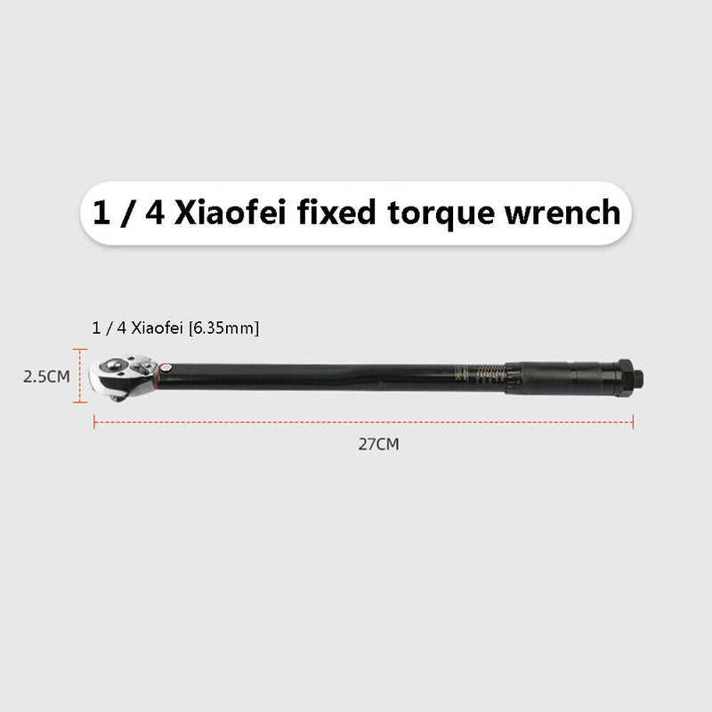 Torque Wrench 5-25Nm Square Drive Car Bike Ratchet Spanner Tool (1/4 inch) Newly