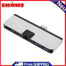 T0504 Portable 5"" 1 HUB HDMI 2 USB 3.0 Type-C RJ45 Adapter for Surface Pro 7