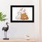 25x20cm DIY Cross Stitch 11CT Stamp Kit Needlework (Sleeping Animals)