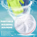 Portable Turbo Washing Machine for Apartment` Dorm USB Charging Convenient,