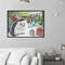 Frameless Hand Painted Picture DIY Snowing Hedgehog Painting By Numbers Craft