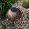 Solar Garden Lights aterproof Plug Umbrella Art Lamp Yard Decor (Bronze) Newly