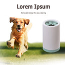 Pet Paw Cleaner Foot Wash Cleaning Cup Cats Dogs Paw Clean Brush (Green S)