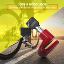 Anti-theft Disk Disc Brake Rotor SafetyLock for Scooter Motorcycle (Red) Newly
