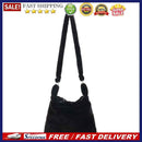 Fashion Plush Cherry Print Shoulder Bag Women Winter Ladies Large Crossbody Bags
