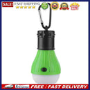 3LED Tent Hanging Lamp 3 Modes SOS Emergency Carabiner Bulb Light(Green)