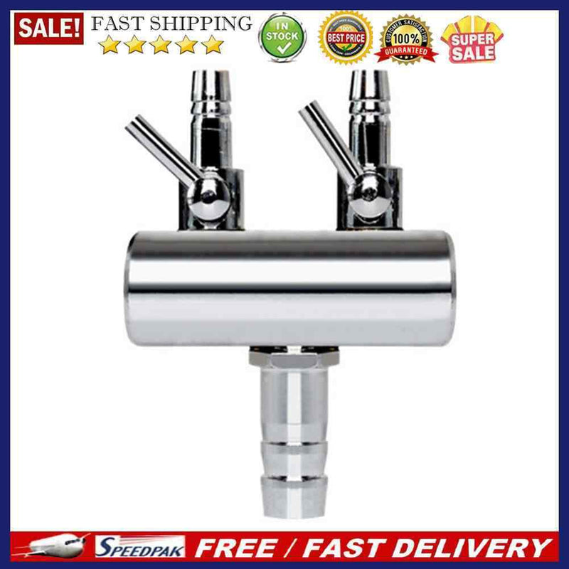 Air Oxygen Volume Control Valve Aquarium Fish Tank Stainless Steel Distribu
