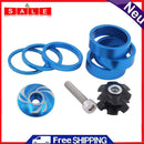CANSUCC 2 3 5 10mm Aluminum Headset Stem Spacer Fork Washer Cap for Road Bike