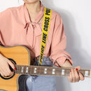 Guitar Strap Belt for Acoustic Electric Guitar Instrument Parts (Yellow) Newly