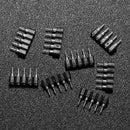10pcs Female Connector Pin Needle for LED Strip(5Pin RGBW5050)(Black) Newly
