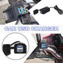 9-24V Handlebar Waterproof Handlebar Plug Charger USB Motorcycle Motorbike: