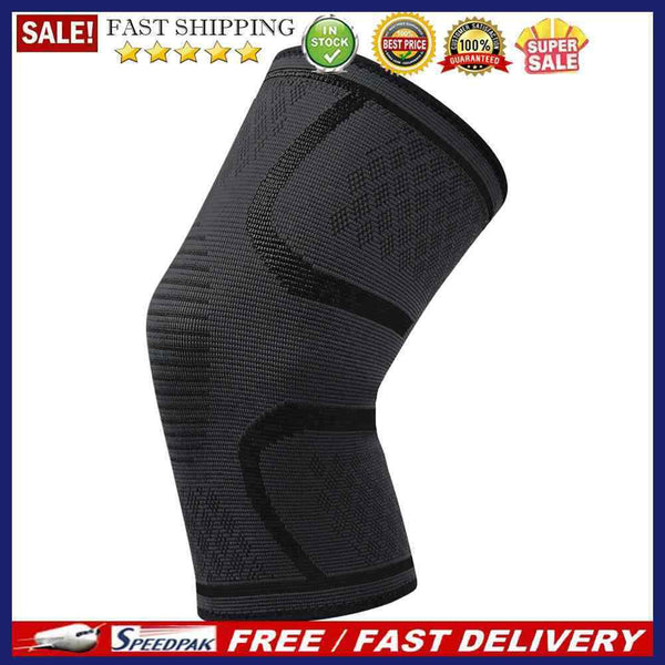 Knitted Sports Compression Knee Protective Strap Pad Nylon Knee Support Sle