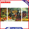 3 Panels Table Fruits Wine Oil Paint By Numbers DIY Home Decoration Gift Unframe