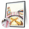 Acrylic Oil Painting By Numbers Cartoon Snacks Digital Picture Home Wall Decor