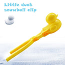 Snowball Maker Tool Plastic Snow Ball Tongs with Handle Winter Activity Sup