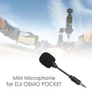 For DJI OSMO POCKET/ACTION Microphone Live Vlog PTZ Action Camera 3.5mm Mini Mic