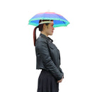 Fishing Umbrella Hat Foldable Outdoor Sun Shade Waterproof Cap (Multi) Newly