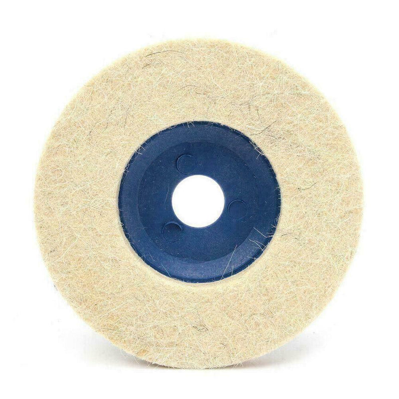 1pcs 100mm 3.94" Wool Buffing Angle Grinder Wheel Felt D3W3 A9A6 W2F2 H3N2 K3X5