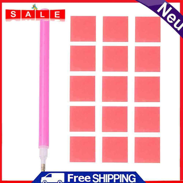 5D Diamond Painting Dot Drill Pen with 15st Muds Diamond Rhinestone Cross Stitch