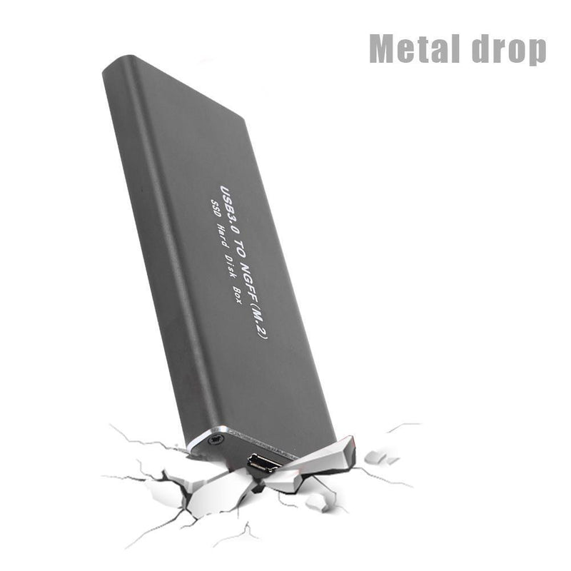 SSD M.2 B-Key to USB3.0 Adapter External Hard Drive Enclosure Hard Drive Case