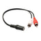 3.5mm1/8" Stereo Female to 2 Male RCA Jack Adapter Audio Y Splitt AUX G8C5