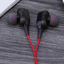 3.5mm Sport Wired In-ear Earphones Headset Mobile Phone Earbuds(Red)