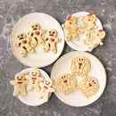 Cookie Embosser Mold Halloween Christmas Vitruvian Happy Zombie Biscuit Mold