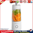 350ml Smart USB Juice Cup Portable Blender Smoothie Juice Machine (White) Newly