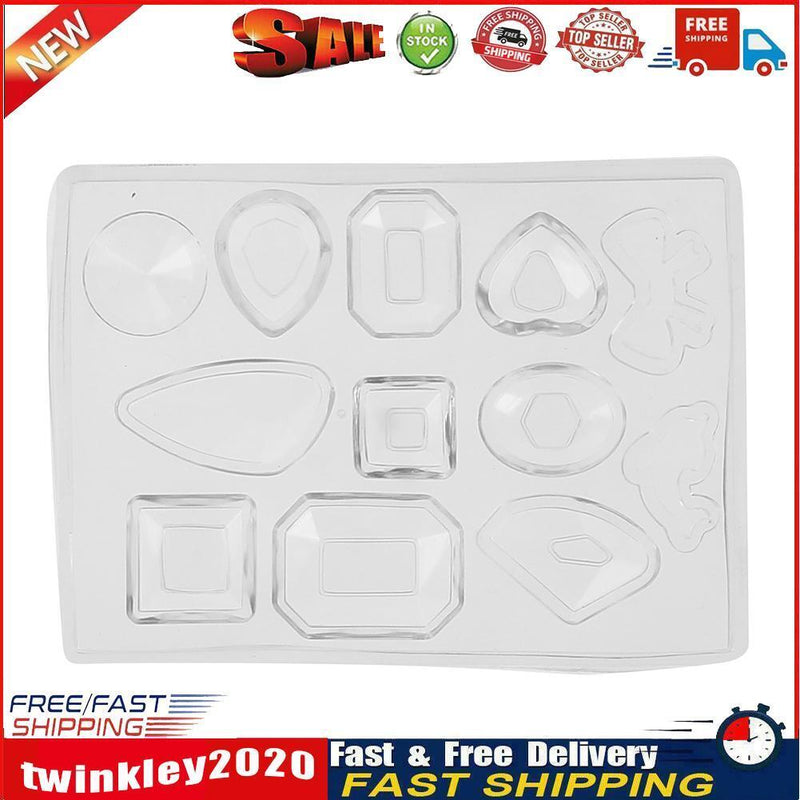 1pc Crystal Silicone Mold Earrings Pendant Jewelry Making Mould Craft Tool Newly