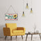5D DIY Letter Full Drill Hanging Diamond Painting Craft Home Decor (Flower)