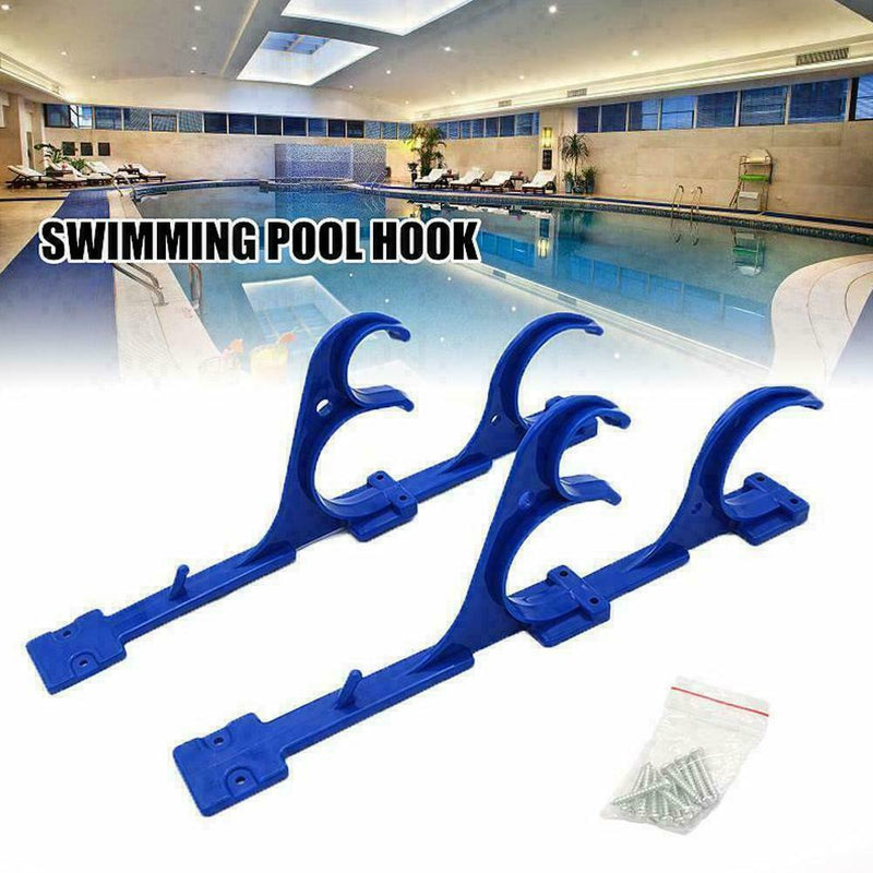2PCS Plastic Holder Skimmers Pool Pole Hanger Garden Z0F6 Tools Hose Vacuum T2K6