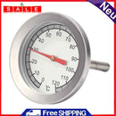 Stainless Steel Barbecue Grill Thermometer Oven Temp Gauge Outdoor Camping Tool