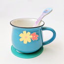 Slip Cartoon Mugs Cover Animals Silicone Coaster Placemats Place Mats Cup Mat