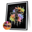 5D Diamond Painting Abstract Cross Full Round Rhinestone DIY Art Mosaic Pictu